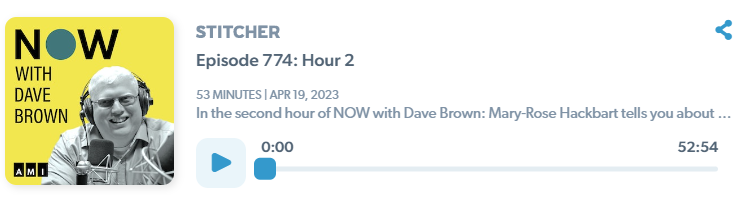 NOW with Dave Brown podcast episode 774